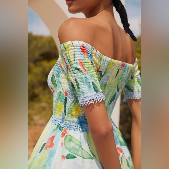 Gorgeous Charo Ruiz Ibiza Aryana Barbary-print midi Long Dress😍 - Picture 9 of 16